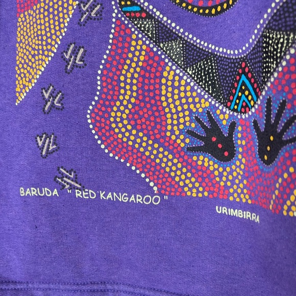 VTG Urimbirra Frank Saunders Red Kangaroo Sweater / Women small - Picture 3 of 6